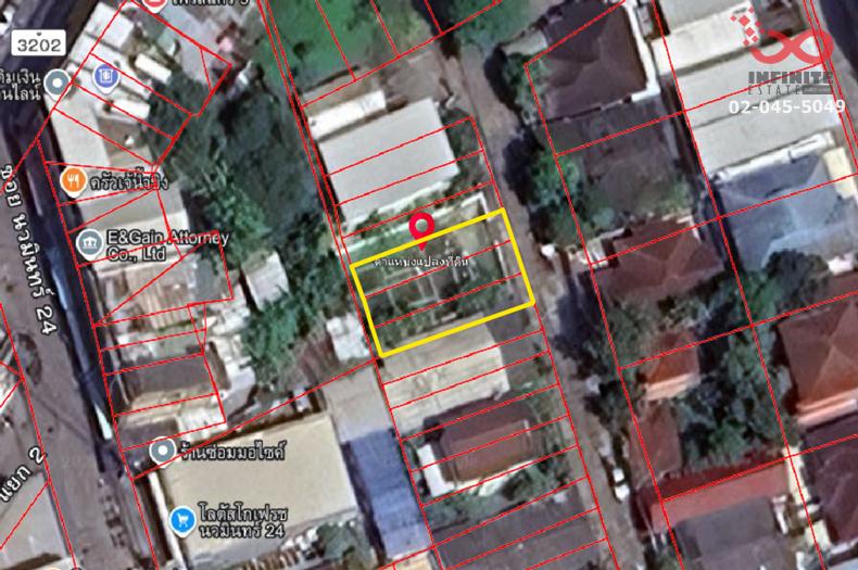 รูป ขายที่ดิน 60 ตร.ว. ถนนนวมินทร์  ซอยนวมินทร์ 26 ถมแล้ว เหมาะสร้างบ้าน - รูปที่ 5/5