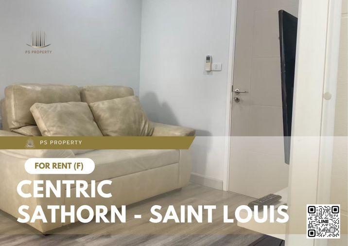 picture For Rent 🔥 Centric Sathorn - Saint Louis 🔥 Fully furnished with appliances, near BTS Saint Louis. - 1/10