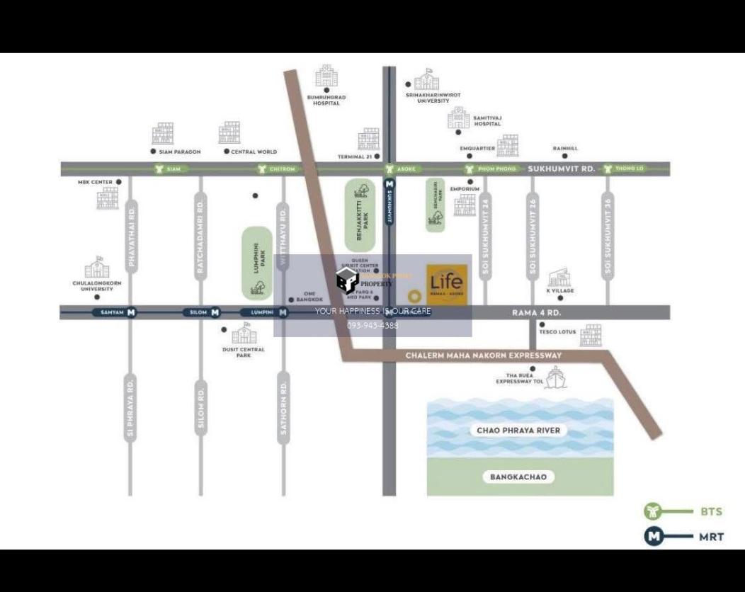 picture Life Rama4 - Asoke | 🚝Near BTS Phrom Phong #2026030714115 #MKT - 10/12
