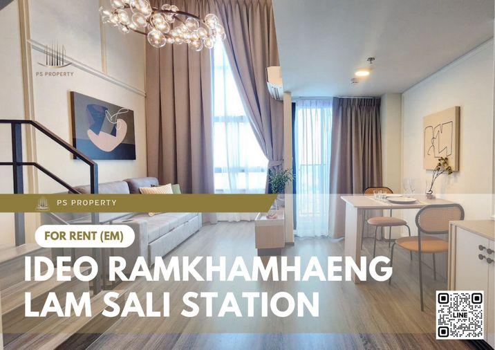 รูป ให้เช่า ✨ Ideo Ramkhamhaeng - Lam Sali Station ✨ เฟอร์นิเจอร์ และ เครื่องใช้ไฟฟ้าครบ ใกล้ MRT ลำสาลี - รูปที่ 1/18