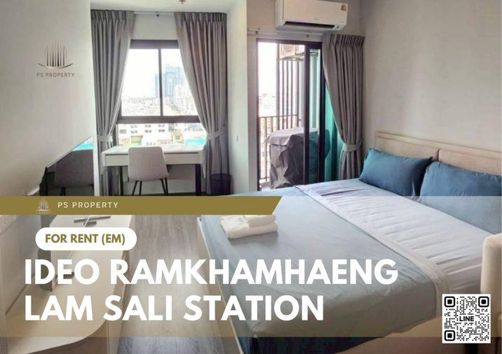 รูป ให้เช่า ✨ Ideo Ramkhamhaeng - Lam Sali Station ✨ เฟอร์นิเจอร์ และ เครื่องใช้ไฟฟ้าครบ ใกล้ MRT ลำสาลี - รูปที่ 1/12