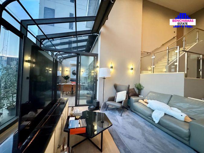 รูป 🔥ขาย Rare Duplex Glass House คอนโด M Jatujak Condominium เอ็ม จตุจักร ห้องมุม Rare Unit วิวสระว่ายน้ำ เลี้ยงสัตว์ได้ 🐶🐱 ติด BTS สถานีหมอชิต - รูปที่ 10/16