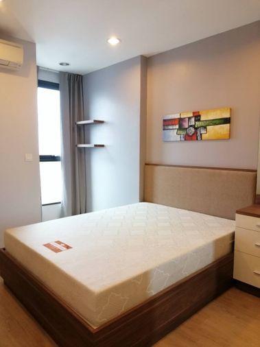 picture For rent Ideo Q Ratchathewi, 2 bedrooms, 1 bathroom, large unit with washing machine. - 1/9