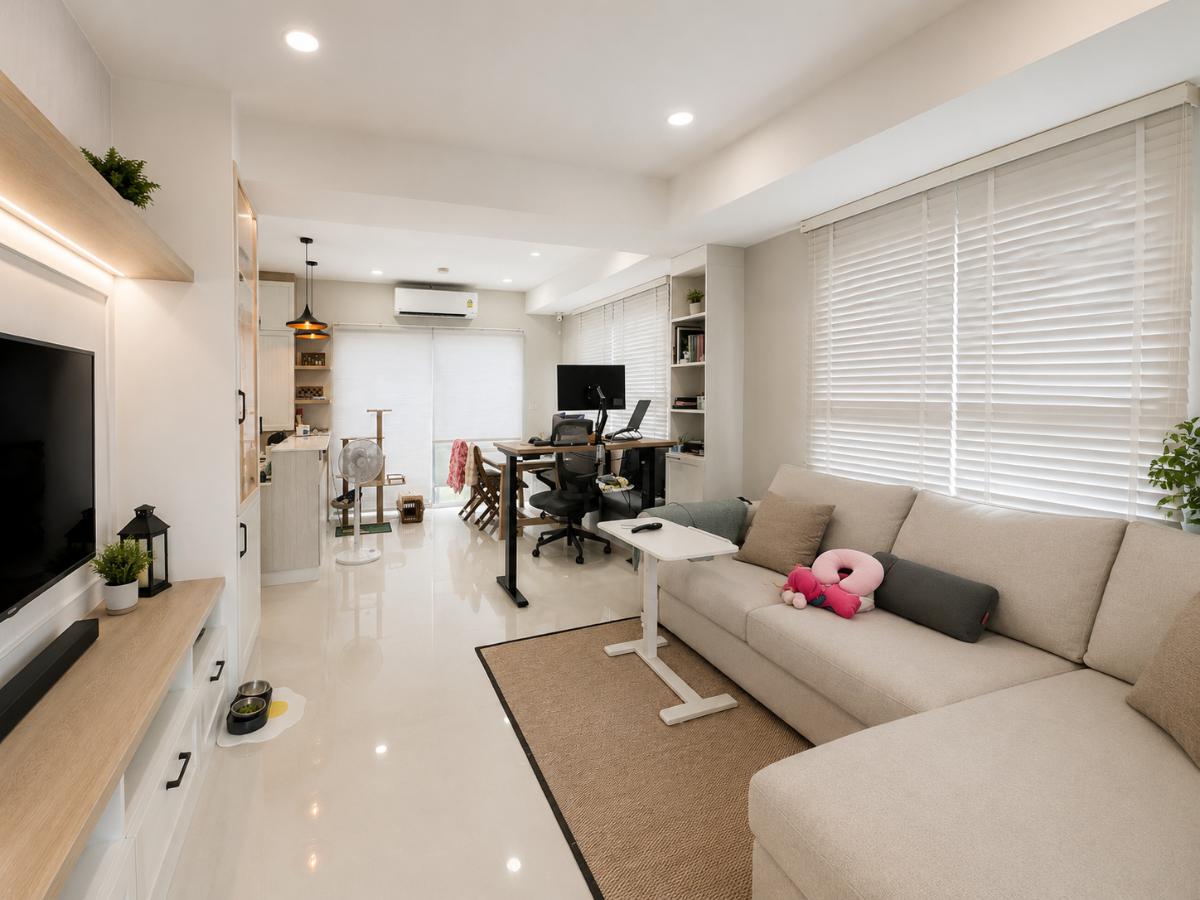 รูป ขายด่วน Townhome 2 ชั้น Indy Westgate | บ้านสวย ตกแต่งครบ Built-in ทั้งหลัง | ทำเลคลองบางไผ่–บางบัวทอง ใกล้ MRT คลองบางไผ่ - รูปที่ 9/33