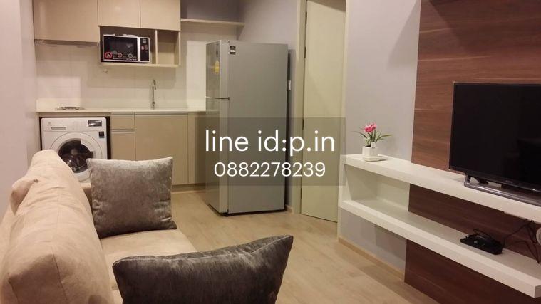 picture For rent Ideo Q Ratchathewi, 2 bedrooms, 1 bathroom, large unit with washing machine. - 6/9
