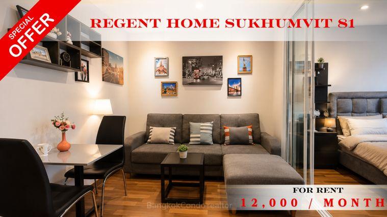 รูป 🍀🍀🍀 Fully furnished💝 ให้เช่า📌 รีเจนท์ โฮม สุขุมวิท 81(Line:@rent2022)BTS อ่อนนุช ✨พร้อมเข้าอยู่🌼A11560 - รูปที่ 1/10