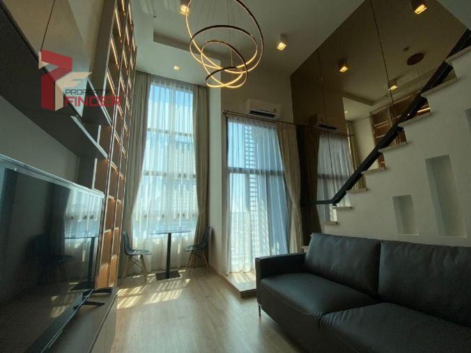 รูป PFD-08563 ให้เช่าคอนโด ไอดีโอ สาทร - วงเวียนใหญ่ (IDEO Sathorn - Wongwian Yai) ห้องหรูเพดานสูง 1 ห้องนอน Duplex ใกล้ BTS วงเวียนใหญ่ 🏙️✨ - รูปที่ 1/8