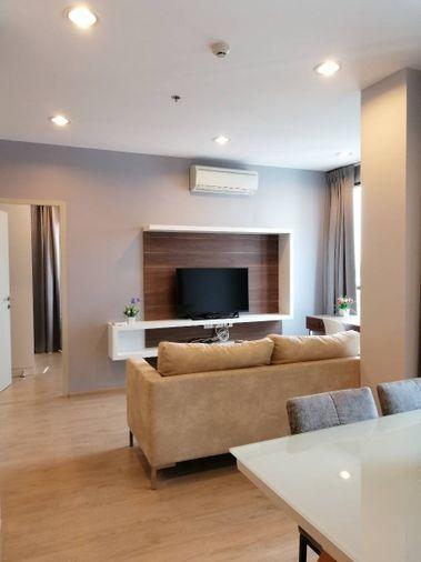 picture For rent Ideo Q Ratchathewi, 2 bedrooms, 1 bathroom, large unit with washing machine. - 3/9