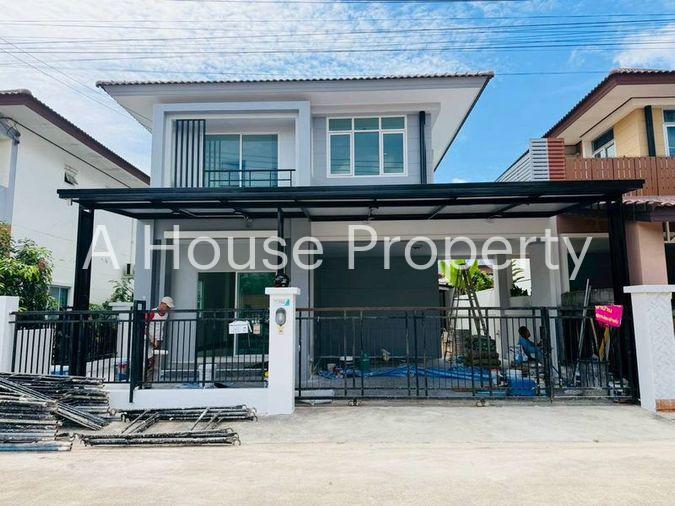 picture Twin house for sale in Thada Town Aura Nong Kho, Sriracha, Chonburi. - 1/14