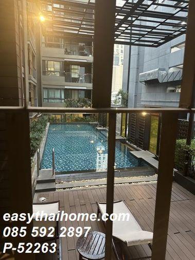 รูป P-52263 — ให้เช่าคอนโด ชั้น 3 Mirage Sukhumvit 27 ขนาด 2 นอน 1 น้ำ วิวสระว่ายน้ำ ใกล้ BTS อโศก และ MRT สุขุมวิท 085-592-2897 Line: @easythaihome - รูปที่ 2/14