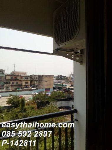 picture P-142811 — Sale: Casa Condo Ratchada Thapra 4th Floor Studio Street View Next to BTS Talat Phlu. 085-592-2897 Line: @easythaihome - 4/6