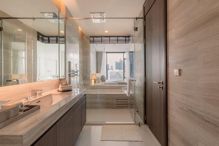 รูป ห้องว่าง* ✅ ✅ ให้เช่า - Q 1 Sukhumvit , Super Luxury 2 ห้องนอน พร้อมเข้าอยู่ ติดต่อไลน์ @bktasset หรือโทร 095-325-8928 - รูปที่ 4/19