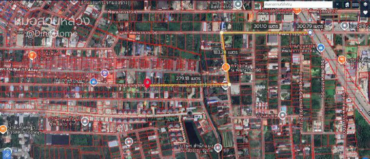 รูป ขาย ที่ดิน ราคาจับต้องง่าย รูปเหลี่ยม ซอยพัฒนาการ96 ถมแล้ว 89 ตรว เขตประเวศ เดินทางเข้า ทองหล่อ เพชรบุรีง่าย - รูปที่ 3/6