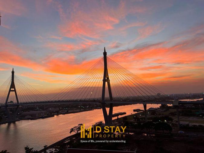 รูป River View 📍ขาย The Pano Rama 3 ราคาดีมาก ตกแต่งเฟอร์ครบ ห้องน่าอยู่สุดๆ ชั้นสูง พร้อมเข้าอยู่ 🔥 DS3303 | Line @Dstay - รูปที่ 9/9