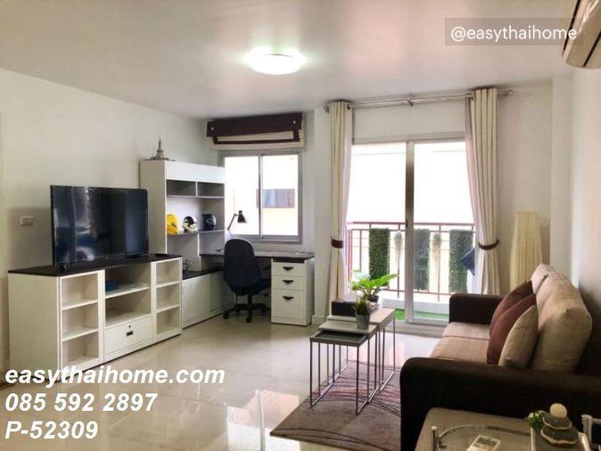 รูป P-52309 🔑 ให้เช่าห้องใหญ่ 1นอน วิวสวนพิพิธภัณฑ์จิมทอมสัน คอนโด วัน สยาม ใกล้ BTS สนามกีฬาแห่งชาติ Line: @easythaihome 085-592-2897 - รูปที่ 5/14