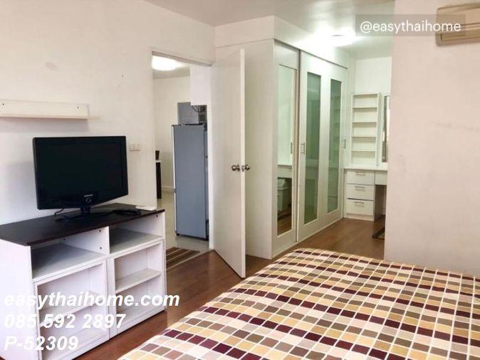 รูป P-52309 🔑 ให้เช่าห้องใหญ่ 1นอน วิวสวนพิพิธภัณฑ์จิมทอมสัน คอนโด วัน สยาม ใกล้ BTS สนามกีฬาแห่งชาติ Line: @easythaihome 085-592-2897 - รูปที่ 3/14