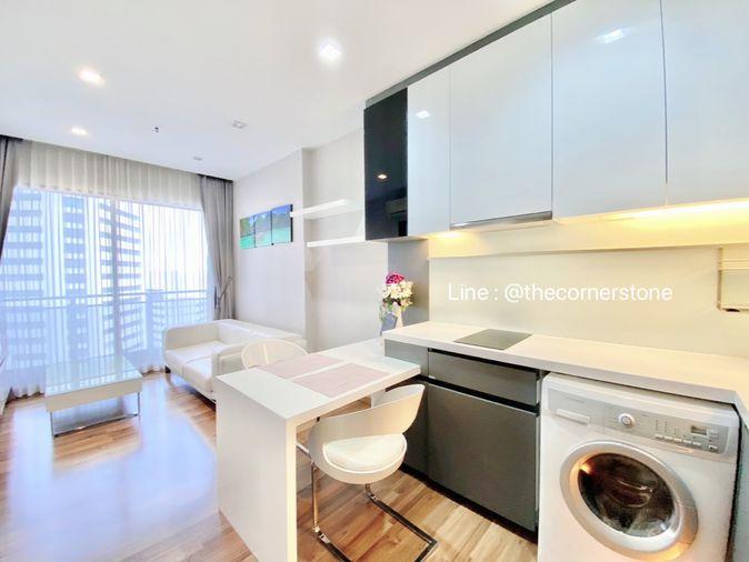 picture For Rent❗️" 𝐈𝐕𝐘 𝐀𝐦𝐩𝐢𝐨 "  𝟐𝟒,𝟎𝟎𝟎  THB. 1 Bedroom Size 44 Sq.m. Near MRT-Thailand Cutural Centre - 8/24