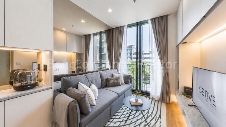 picture 🍀🍀 Fully Furnished 💝 For Rent 📍 Noble BE33 🌸  🚆 Near BTS Phrom Phong 📲 Line: @rent2022 ✨ Ready to Move In 🔖 Property Code: A11608 - 4/9