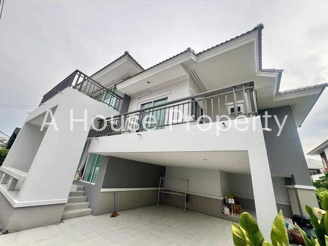 รูป ขายบ้านเดี่ยวหลังมุม หลังริม บ้านบึง ชลบุรี อากาศดี เงียบสงบ - รูปที่ 1/16