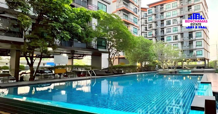 รูป ✅ ขายคอนโด ใกล้ ม.บูรพา ห้างแหลมทอง หาดบางแสน ✅ Living Avenue Bangsaen (ลิฟวิ่ง อเวนิว บางแสน) - รูปที่ 5/5