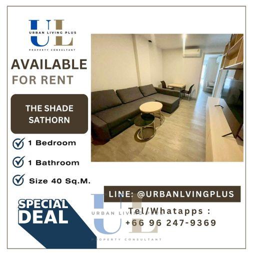 รูป ( UL2606123 ) ✨Tel/Line 096-2479369✨ สำหรับเช่า !! คอนโดเดอะเชดด์ สาทร 1 / 1 ห้องนอน 1 ห้องน้ำ ขนาด 40 ตร.ม. ห้องสวย สภาพดี✨✨ - รูปที่ 1/8