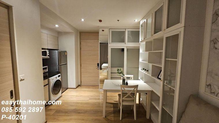 รูป P-40201 ชวนชมห้องสวยทำเลดี คอนโดแต่งครบ Park 24 ใกล้ BTS พร้อมพงษ์ และดิเอ็มโพเรี่ยม Line: @easythaihome 085-592-2897 - รูปที่ 9/11