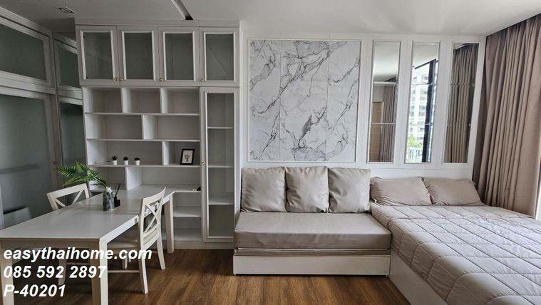 รูป P-40201 ชวนชมห้องสวยทำเลดี คอนโดแต่งครบ Park 24 ใกล้ BTS พร้อมพงษ์ และดิเอ็มโพเรี่ยม Line: @easythaihome 085-592-2897 - รูปที่ 7/11