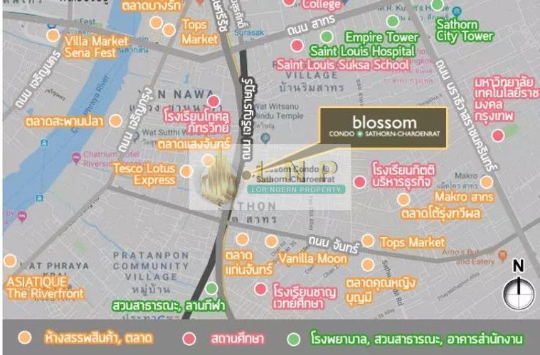รูป 🏢 ขายคอนโด : Blossom Condo @ Sathorn - Charoenrat (บลอสซั่ม คอนโด แอท สาทร - เจริญราษฎร์) รหัสทรัพย์ | 📌LNP-C13628 - รูปที่ 15/15