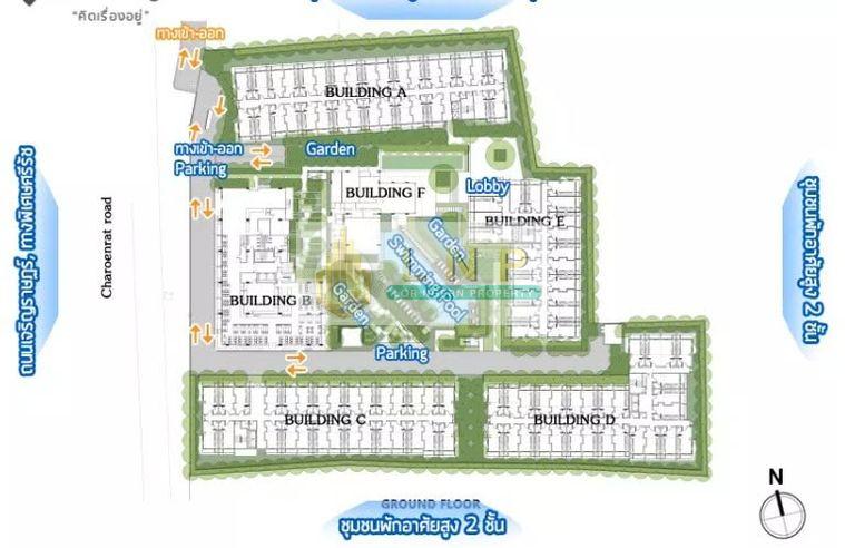 รูป 🏢 ขายคอนโด : Blossom Condo @ Sathorn - Charoenrat (บลอสซั่ม คอนโด แอท สาทร - เจริญราษฎร์) รหัสทรัพย์ | 📌LNP-C13628 - รูปที่ 14/15