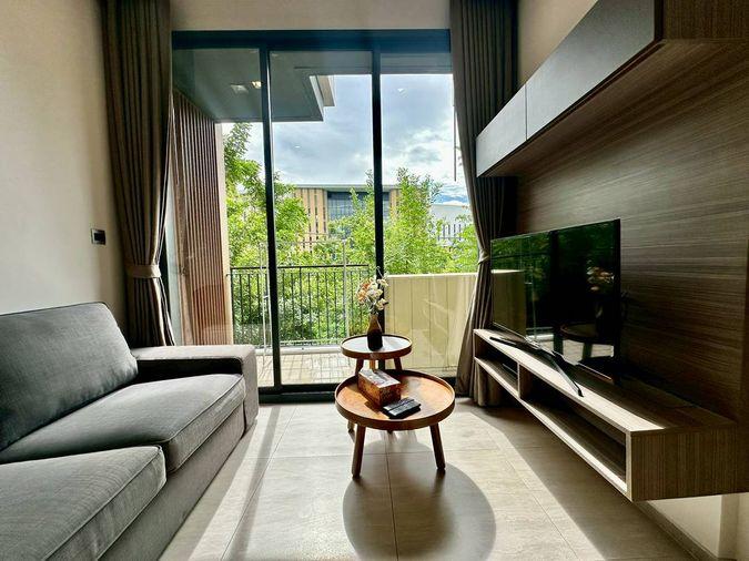 รูป Mori Haus | ให้เช่า 1 ห้องนอน ตกแต่งสวย วิวสวนสีเขียว ใกล้ รร.นานาชาติ ในโครงการ T77 - รูปที่ 2/7