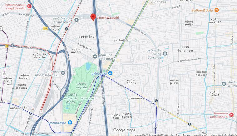 รูป ให้เช่า TP&T Tower 282 ตร.ม. พื้นที่สำนักงานใกล้ BTS หมอชิต MRT สวนจตุจักร เซ็นทรัลลาดพร้าว สนามบินดอนเมือง - รูปที่ 12/13