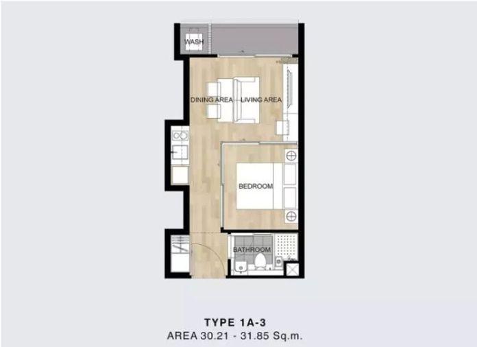 รูป 🏢 ขายคอนโด : Blossom Condo @ Sathorn - Charoenrat (บลอสซั่ม คอนโด แอท สาทร - เจริญราษฎร์)   รหัสทรัพย์ | 📌LNP-C13628  - รูปที่ 12/15