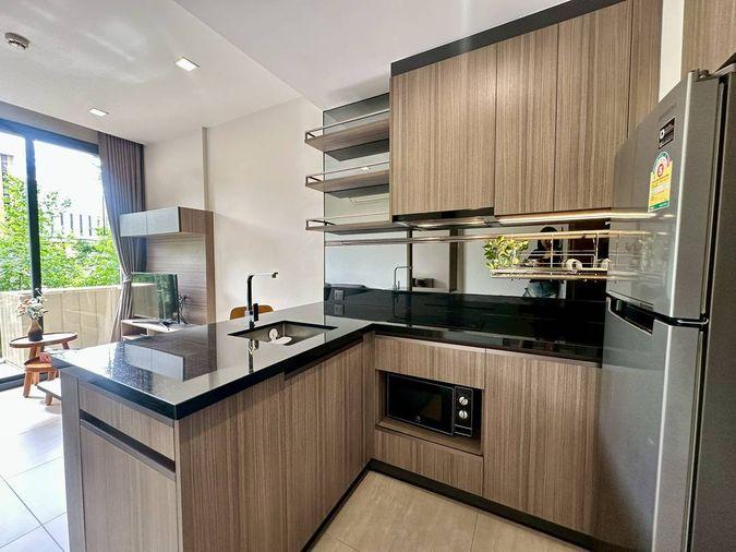 รูป Mori Haus | ให้เช่า 1 ห้องนอน ตกแต่งสวย วิวสวนสีเขียว ใกล้ รร.นานาชาติ ในโครงการ T77 - รูปที่ 4/7