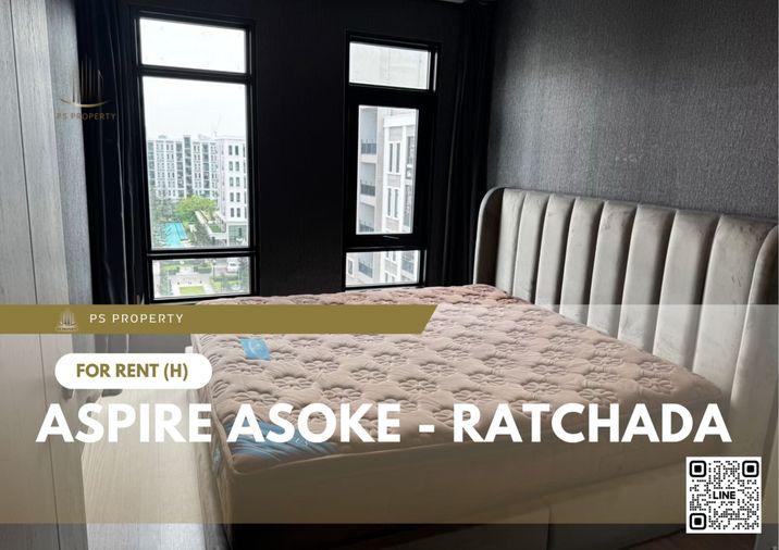 รูป ให้เช่า 🔥 Aspire Asoke - Ratchada 🔥 เฟอร์นิเจอร์ และ เครื่องใช้ไฟฟ้าครบ ใกล้ MRT พระราม 9 - รูปที่ 1/11