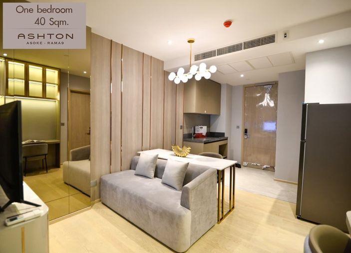 รูป ✅ ✅ ห้องว่าง* ให้เช่า - ASHTON Asoke - Rama 9 , Super Luxury 1 ห้องนอน พร้อมเข้าอยู่ ติดต่อไลน์ @bktasset โทร 095-325-8928 - รูปที่ 3/5