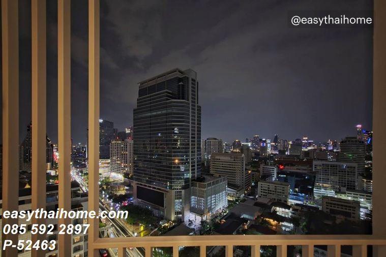 รูป P-52463 ให้เช่าห้องแบบ Duplex คอนโดห้องสวย คัลเจอร์ จุฬา ใกล้ MRT สามย่าน ชั้น20 เฟอร์ครบ มีเครื่องซักผ้า Line: @easythaihome 085-592-2897 - รูปที่ 9/10