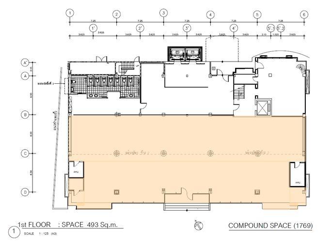 รูป Compound Space 493ตรม ชั้น1 ออฟฟิศให้เช่า ทำเลถนนเพชรบุรีตัดใหม่ ใกล้ MRT เพชรบุรี ARL มักกะสัน เหมาะทำโชว์รูม คลีนิค ศูนย์ฟิตเนส - รูปที่ 4/7
