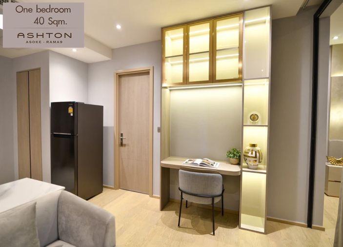 รูป ✅ ✅ ห้องว่าง* ให้เช่า - ASHTON Asoke - Rama 9 , Super Luxury 1 ห้องนอน พร้อมเข้าอยู่ ติดต่อไลน์ @bktasset โทร 095-325-8928 - รูปที่ 4/5