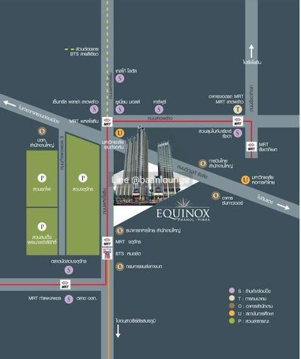 picture Duplex Penthouse Condo, Equinox Phaholyothin, overlooking Vibhavadi Rangsit Road. - 18/20