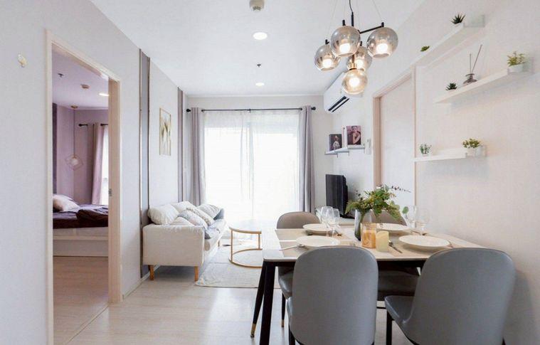 picture Corner Unit, South-Facing Balcony, Aspire Sathorn-Taksin (Timber Zone) - 3/11