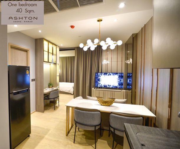 รูป ✅ ✅ ห้องว่าง* ให้เช่า - ASHTON Asoke - Rama 9 , Super Luxury 1 ห้องนอน พร้อมเข้าอยู่ ติดต่อไลน์ @bktasset โทร 095-325-8928 - รูปที่ 5/5
