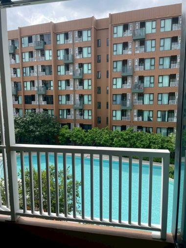 รูป 💎ให้เช่าคอนโด🎉  Kave Town Colony  ห้องใหญ่ 2 ห้องนอน วิวสระ✨ใกล้ ม.กรุงเทพ  - รูปที่ 9/9