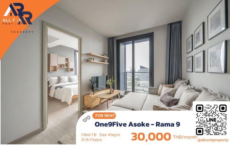 รูป 🔥 One9Five Asoke - Rama 9 ห้องใหญ่ชั้นสูง ใจกลาง New CBD เพียง 30,000 บาท ✨ 1 ห้องนอน 43 ตร.ม. อาคาร A ชั้น 31 วิวเมืองสวย พร้อมเข้าอยู่ - รูปที่ 1/7