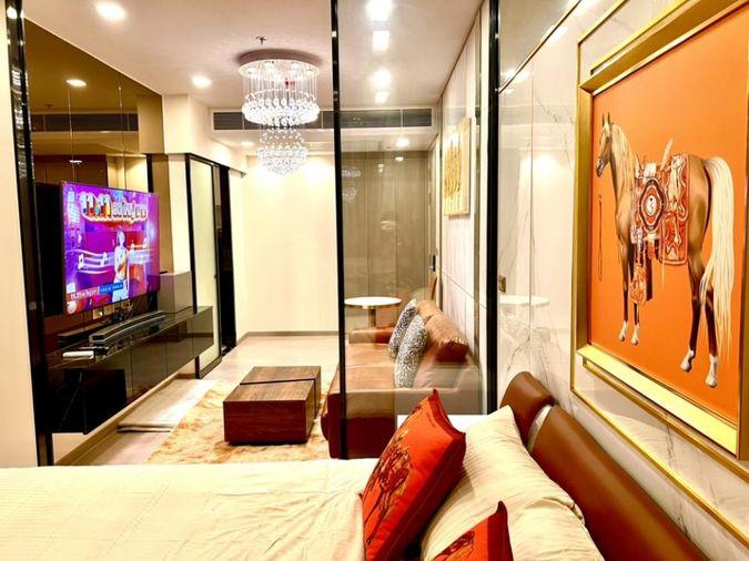 รูป 🔥 One9Five Asoke - Rama 9 ห้องสวยชั้นต่ำพรีเมียม ใจกลางพระราม 9 เพียง 26,000 บาท ✨ 1 ห้องนอน 36 ตร.ม. ชั้น 4 พร้อมเข้าอยู่ - รูปที่ 6/8