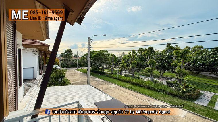 รูป ให้เช่า บ้านเดี่ยว หน้าสวน พฤกษาวิลล์ 73 พัฒนาการ 38 3 นอน 2 น้ำ เฟอร์ครบ อยู่ต้นโครงการ ใกล้ สุขุมวิท ทองหล่อ โทร 064-954-9619 (RBA32-43) - รูปที่ 16/23