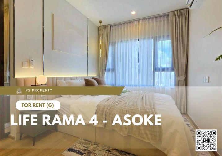 รูป ให้เช่า ✨ Life Rama 4 - Asoke ✨ ใกล้ MRT ศูนย์ประชุมสิริกิติ์ เฟอร์นิเจอร์ และ เครื่องใช้ไฟฟ้าครบ  - รูปที่ 1/19