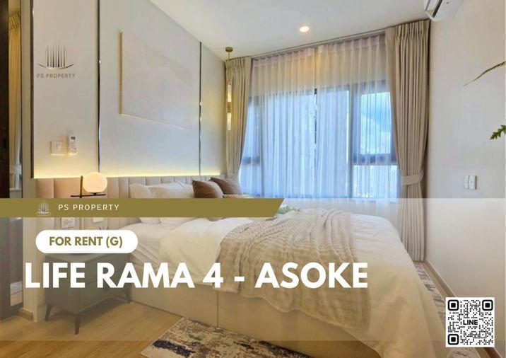 รูป ให้เช่า ✨ Life Rama 4 - Asoke ✨ ใกล้ MRT ศูนย์ประชุมสิริกิติ์ เฟอร์นิเจอร์ และ เครื่องใช้ไฟฟ้าครบ - รูปที่ 1/19