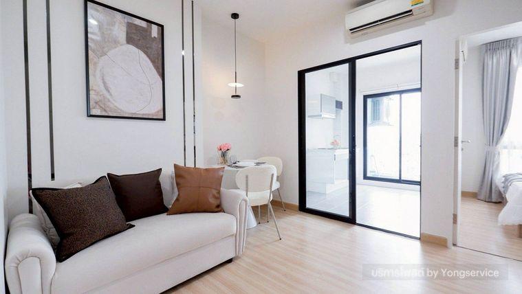 picture Call : 063-963-0333 Condo Niche Mono Ratchavipha 30.25 sq.m 1Bed 20th floor Clear View, Ready to move in - 1/13