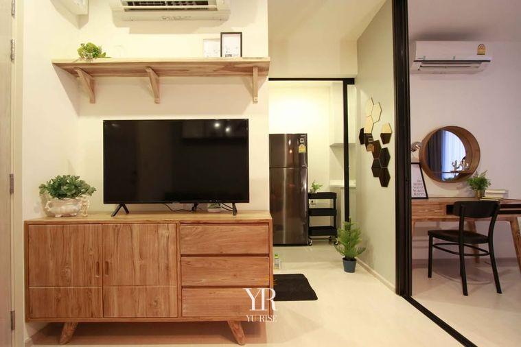 รูป ไลฟ์ อโศก ห้องตกแต่งด้วยสไตล์อันเป็นเอกลักษณ์ เฟอร์นิเจอร์ครบ วิวสวย 1 ห้องนอน 1 ห้องน้ำ - รูปที่ 1/12