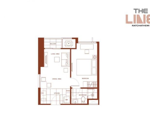รูป 🏢 ให้เช่าคอนโด : THE LINE Ratchathewi (เดอะ ไลน์ ราชเทวี)   รหัสทรัพย์ | 📌LNP-C13692  - รูปที่ 11/11